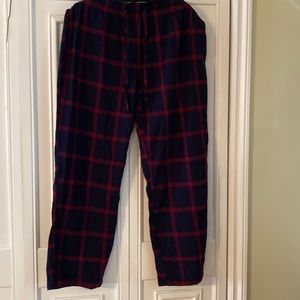 CYZ pajama pants in blue and red. Size XL.